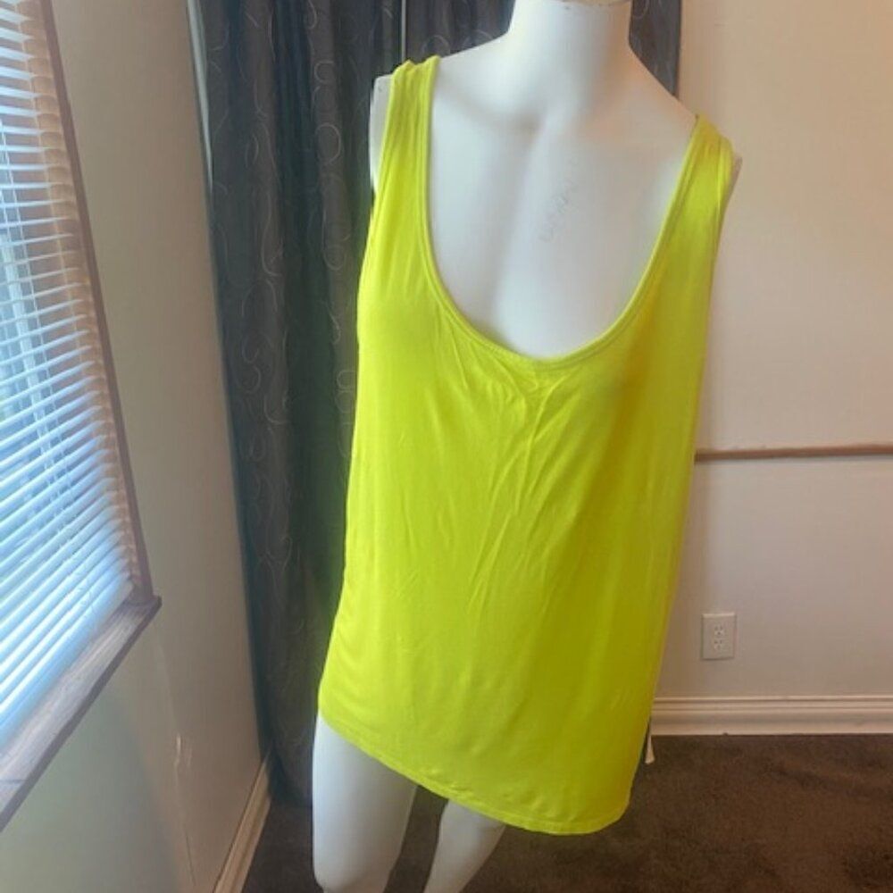 Lane Bryant Yellow tank, size 18/20